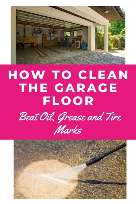 Clean Garage Floor, Garage Floors Diy, Baking Soda Cleaner, Tire Marks, Epoxy Floors, Garage Floors, Clean Garage, Garage Floor Epoxy, Floor Stain