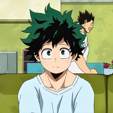 Izuku Midoriya Smiling, My Hero Academia Season 6, Mha Screencaps, Mha Pfp, Deku Midoriya, Shōnen Manga, Midoriya Izuku, Japanese Landscape, Boy Character