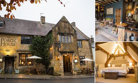 Going back in time at England's oldest inn Porch House, Cotswolds England, Travel Wishes, Best Pubs, Oxford England, Cycling Route, Open Fires, The Cotswolds, The Porch