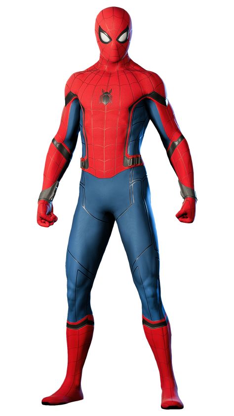 The Stark Suit, also known as the Upgraded Classic Suit, is a suit players can unlock at level 9 in Marvel's Spider-Man and level 35 in Marvel's Spider-Man 2. In Marvel's Spider-Man, it costs 1 Base Token, 3 Crime Tokens and 1 Research Token, and comes with the Spider-Bro suit power. In the sequel, due to being a movie suit, it does not posses any suit styles. The Stark Suit bears a strong resemblance to the Classic Suit, with the red and blue color scheme. The suit also includes some black ... Overwatch Genji, Suit Styles, Spiderman Suits, Spiderman Drawing, Spiderman Costume, Spiderman Cosplay, Black Highlights, Tom Holland Spiderman, Spider Man 2