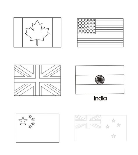 Do you wish to instill patriotic values in your kid at a tender age  respect them? Then why not give him these 10 free printable world flags coloring pages Coloring Flags Free Printable, Flag Template Free Printable, Flag Coloring Pages Free Printable, Printable Flags Of The World, World Flags Printable, Flags Coloring Pages, American Flag Coloring Page, Printable Flags, World Flags