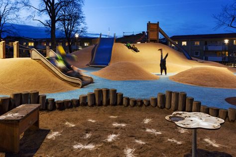 Playground Lighting, Urban Spaces Design, Ground Design, Urban Lighting, The Breakers, Open Field, Outdoor Playground, Kids Play Area, Urban Spaces