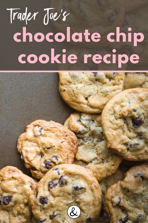 Trader Joes Chocolate Chip Cookie Recipe, Trader Joe’s Chocolate Chip Cookies, Copycat Trader Joes Recipes, Cholate Chip Cookies, Chocolate Chip Cookie Dough Recipe, Almond Flour Chocolate Chip Cookies, Bakery Style Blueberry Muffins, Crunchy Chocolate Chip Cookies, Gluten Free Cookie Dough