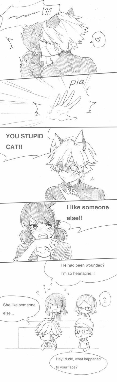 Adrien | Marinette | Ladybug | Chat noir | Miraculous Cat Miraculous, Innocent Face, Comics Ladybug, Ladybug E Catnoir, Photo Manga, Ladybug Und Cat Noir, Marinette Ladybug, Catty Noir, Miraculous Ladybug Memes