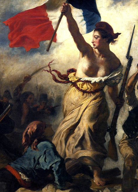 Marianne-personification of France France Tattoo, Liberty Leading The People, Eugène Delacroix, History Teachers, Historical Novels, French Revolution, Rio Grande Do Sul, Les Miserables, Classical Art