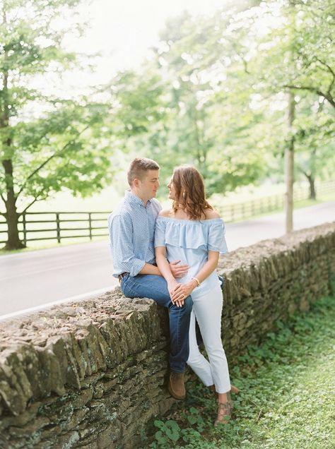 Keeneland Engagement Photos, Lexington Kentucky, Photo Shoot Location, July Wedding, Engagement Session Outfits, May Weddings, Photo Poses For Couples, Kinds Of People, Sweet Couple