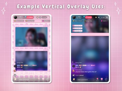 Windows Aesthetic, Aesthetic Animated, Pink Tiktok, Animated Overlay, Stream Overlay, Pink Retro, Kawaii Aesthetic, Studio Design, Pink Background