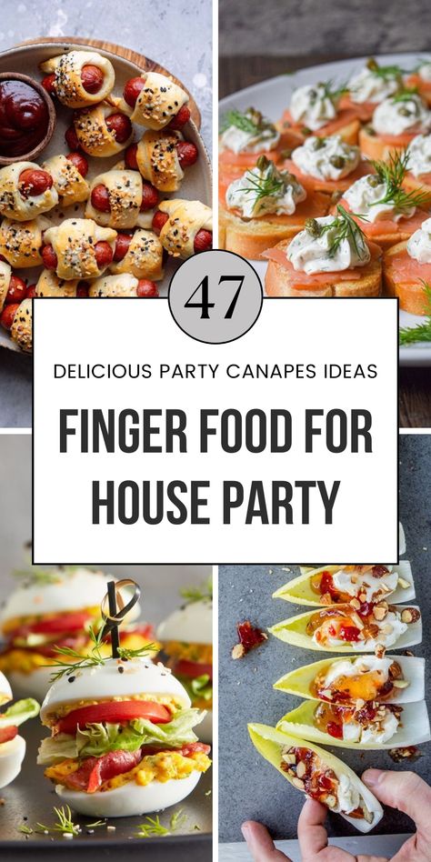 finger food for house party 3 1 Housewarming Party Menu Ideas, House Party Snacks Ideas, Easy Housewarming Party Food, Food For House Party, Good Catering Ideas, Open House Finger Foods, Appetizer Spoons Ideas, Small Finger Foods For Party, Food Ideas For Gathering