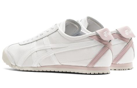 Onitsuka Tiger MEXICO 66 Shoes 'White Pink' 1183B781-104 Tiger Shoes, Tiger Mexico 66, Onitsuka Tiger Mexico 66, Mexico 66, Quoi Porter, Shoe Inspo, Aesthetic Shoes, Onitsuka Tiger, Road Running