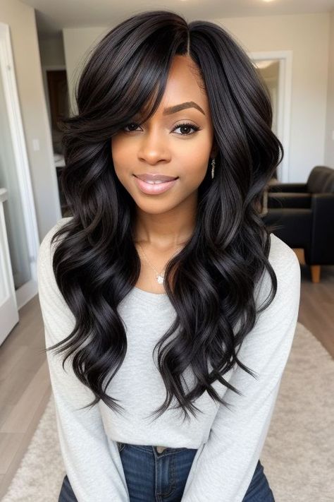 25+ Medium Hairstyles for Black Women 20