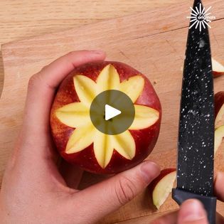 Creative carving on an apple! 😍 | Creative carving on an apple! 😍 | By Chocolates LoversFacebook Apple Carving, Chocolates, Carving