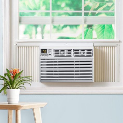 6 Best Window Air Conditioners to Cool Every Room Bedroom Air Conditioner, Ductless Air Conditioner, Window Ac Unit, Split System Air Conditioner, Window Ac, Window Air Conditioners, Window Air Conditioner, Air Conditioning Services, Window Unit