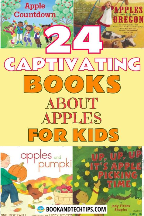 books about apples Books About Apples For Preschool, Preschool Apple Books, Books About Apples, Preschool Apple Theme, Apple Kindergarten, School Library Design, Apple Lessons, School Library Displays, Apple Preschool