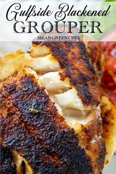 Blackened Grouper Recipes, Grouper Fish Recipes, Blackened Grouper, Grouper Recipe, Grouper Recipes, Green Chef Recipes, Blackened Fish, Blacken Fish, Grouper Fish