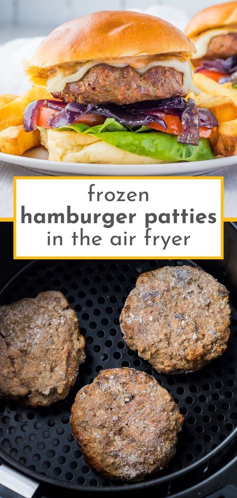 Ever tried cooking your frozen burger patties in an air fryer? It’s a total game changer! Not only is it super quick and easy, but it’s also a healthier option than frying or baking. You’ll get perfectly cooked, deliciously juicy patties every time. Get ready to be amazed at how simple and tasty air-fried burgers can be! Fried Burgers, Frozen Burger Patties, Pickled Beet Salad, Air Fryer Easy, Juicy Hamburgers, Frozen Beef, Burger Patties, Burger Toppings, Hamburger Patties