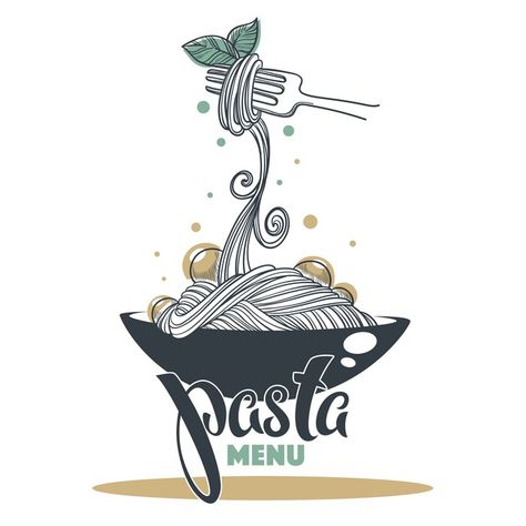 Premium Vector | Pasta menu, hand drawn sketch with lettering composition for yout logo, emblem, label Spaghetti Design, Lettering Composition, Pasta Menu, Letter Composition, Pasta Restaurants, Restaurant Business Cards, Pizza Logo, Vintage Template, Food Logo Design