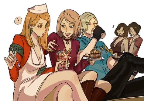 Lisa Garland Fanart, Lisa Garland Silent Hill Art, Heather Silent Hill Fanart, Silent Hill Lisa Garland, Maria Silent Hill Fanart, Maria Silent Hill Art, James And Maria Silent Hill, Silent Hill Matching Icons, Silent Hill Characters