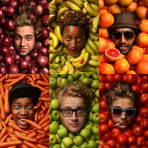 Kevin Goss-Ross Fruit Shoot, Simple Nutrition, Band Photography, Fruit Photography, Well Balanced Diet, Fiber Rich, Fresh Fruits, Creative Portraits, Foto Inspiration