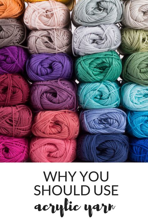 Why you should choose acrylic yarn Soften Acrylic Yarn, Crochet Acrylic Yarn Projects, Acrylic Yarn Projects, Acrylic Yarn Crochet Projects, Acrylic Yarn Crochet, Yarn Tutorials, Mandala Yarn, Crochet Scrubbies, Coaster Crafts