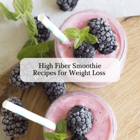 High Fiber Smoothie Recipes for Weight Loss (Dietitian Approved) Fiber Smoothie Recipes, High Fiber Smoothies, Fiber Smoothie, Superfood Drinks, Sweet Smoothies, High Protein Smoothies, Creamy Smoothies, Breakfast Smoothie, Smoothie Recipe