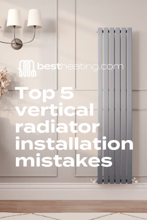 Installing vertical radiators incorrectly can lead to reduced efficiency, improper function and in some cases poses a safety hazard. Our recent study of 2,000 UK tradespeople also revealed one in three homeowners admitted to failing to install their new radiator properly, causing further damage to their walls!

With this in mind, we wanted to help you avoid these issues by bringing your attention to the top 5 vertical radiator installation mistakes. Radiator Ideas, Wall Radiators, Vertical Radiator, Toggle Bolts, Plasterboard Wall, Vertical Radiators, Solid Brick, Cosy Spaces, Designer Radiator