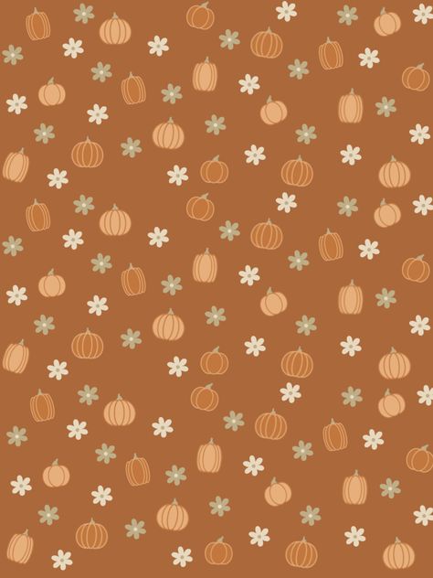 Orange fall pumpkin and flower wallpaper Fall October Wallpaper, Autumnal Ipad Wallpaper, Neutral Fall Phone Wallpaper, Fall Aura Wallpaper, Country Fall Wallpaper, Pink And Orange Fall Wallpaper, Fall Esthetics, Fall Pumpkin Wallpaper, Fall Floral Wallpaper