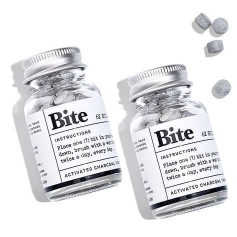 Bite Toothpaste Bits with Nano Hydroxyapatite - Eco and Travel-Friendly Whitening Toothpaste Tablets (Mint Charcoal) Toothpaste Tablets, Care Routine Aesthetic, Skin Care Routine Aesthetic, Be More Sustainable, Travel Toothpaste, Routine Aesthetic, Face Skin Care Routine, Brush Your Teeth, Sustainable Beauty