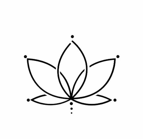 Simple Lotus Tattoo Design, Minimal Lotus Tattoo Design, Lotus Line Art Tattoo, Line Art Lotus Flower, Single Line Lotus Tattoo, Simple Tattoo Stencils, Simple Lotus Tattoo, Greek Symbol Tattoo, Easy Tattoos To Draw