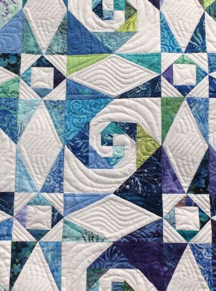 Seascape Quilts, Storm At Sea Quilt, Storm At Sea, Quilt Sampler, Ocean Quilt, Quilting Math, Nautical Quilt, Sea Quilt, Blog Image