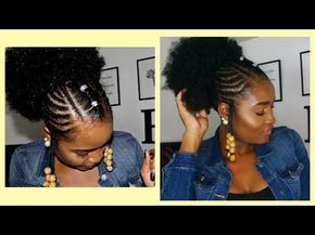 HOW TO | FULANI BRAIDS AND BEADS/ ALICIA KEYS BRAIDS - YouTube Braids For Kids Black, Keys Braids, Teenage Hairstyles For School, Puff Hairstyle, Puff Hairstyles, Afro Puff Hairstyles, Braids And Beads, Braids Beads, Alicia Keys Braids