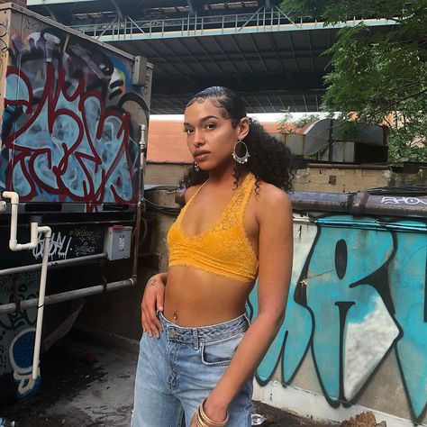 Princess Nokia on Instagram: “Blessed & Highly Favored 🐝” Princess Nokia Aesthetic, Nokia Aesthetic, Princess Nokia, 80s Trends, Highly Favored, Beautiful Curly Hair, Lucky Shirt, Fire Fits, Shakira