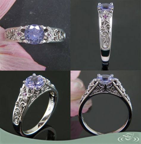 Wedding Bands Vintage, Lavender Sapphire, Green Lake Jewelry, Glow Jewelry, Antique Engagement Rings Vintage, Design Your Own Ring, Antique Engagement Ring, Jewelry Words, Green Lake