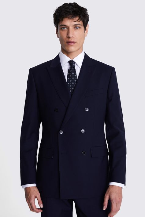 Blue Colour Suits For Men, Classy Suits Men, Double Breasted Suit Men, British Style Men, Blue Suit Men, Moss Bros, Classy Suits, Party Jackets, Navy Colour