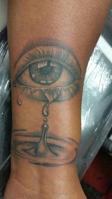 Eye Drop Tattoo, Silent Tears Tattoo, Eye Tattoo With Tear, Teary Eyes Tattoo, Shatter Glass Tattoo, Tear Eye Tattoo, Teary Eye Tattoo, Tearing Skin Tattoo, Eye Tattoo Black Women