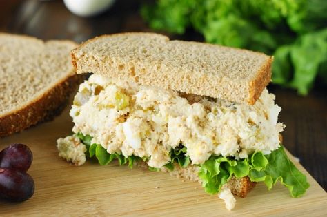 Southern Chicken Salad ~ creamy & comforting. Chicken Salad With Eggs Hard Boiled, 1week Challenge, Chicken Salad Recipe With Eggs, Chicken Salad With Eggs, Southern Egg Salad Recipe, Unexpected Recipes, Southern Egg Salad, Southern Chicken Salad, Recipe With Eggs