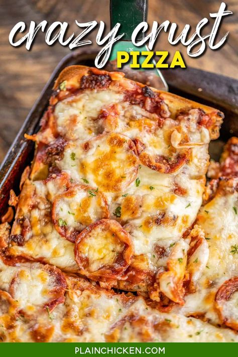 Pizza Skewers, Crazy Crust Pizza, Delicious Pizza Recipes, Pizza Sauce Homemade, Plain Chicken, Crust Pizza, Pizza Recipes Homemade, Pizza Pie, Delicious Pizza