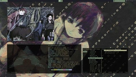 Animecore Desktop Wallpaper, Anime Core Wallpaper Pc, Retro Anime Wallpaper Desktop, Serial Experiments Lain Desktop Wallpapers, Lain Laptop Wallpaper, 2000s Anime Wallpaper Desktop, Cybercore Computer Wallpaper, Pc Background Aesthetic Anime, Lain Computer Wallpaper