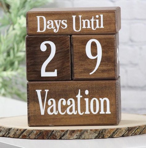 Baby Age Blocks, Personalized Wooden Letters, Wood Gifts Diy, Vacation Countdown, Countdown Blocks, Baby Name Blocks, Milestone Blocks, Number Blocks, Clothespin Crafts