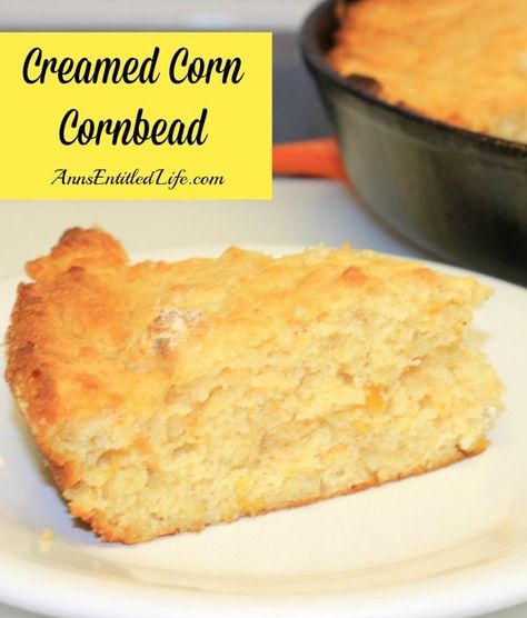 Crema de maíz Receta Pan de maíz More Cream Corn Cornbread Recipe, Cream Corn Bread, Corn Cornbread, Creamed Corn Cornbread, Best Cornbread Recipe, Cornbread With Corn, Moist Cornbread, Philadelphia Torte, Buttermilk Cornbread