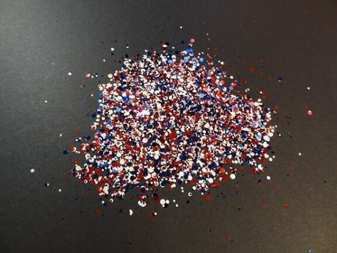 red white and blue glitter dots perfect for all Fourth of July inspired crafts Blarney Stone, Road Design, Big Bird, Blue Glitter, Red White And Blue, Fourth Of July, Red Peppercorn, Red White, Red And White