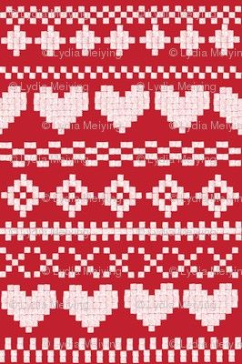 fairisle pattern. Another possible reversible knitting pattern Fair Isle Crochet, Fair Isle Chart, Fair Isle Knitting Patterns, Colorwork Knitting, Crochet Tapestry, Fair Isle Pattern, Fair Isle Knitting, Knit Stitch Patterns, Tapestry Crochet