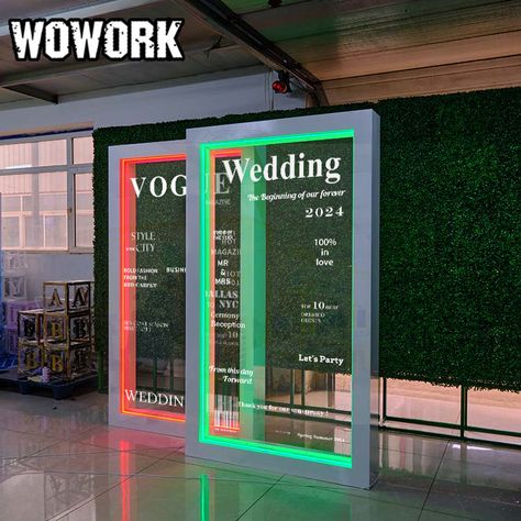 Wowork Factory Wholesale 360 Metal Magazine Box Photo Booth Box Backdrop Stand For Wedding Party Decoration - Buy Magazine Booth,Magazine Photo Booth,Photo Booth Box Product on Alibaba.com Company Photo Backdrop, Unique Wedding Photo Backdrop, Diy Magazine Photo Booth, 360 Photo Booth Ideas, Marquee Lights Wedding, Photo Booth Box, Magazine Photo Booth, Events Booth, Instagram Booth