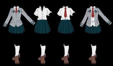 Mha Oc Reference Sheet, Mha Dr Hero Costumes, Mha Dr Script, Mha Oc Uniform, Mha Uniform Drawing Base, Mha Uniform Drawing, Mha Ua Uniform, My Hero Academia Oc Base, Mha Character Design