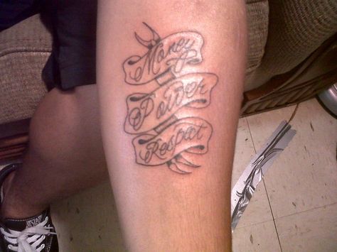 Money Power Respect ! Money Power Respect Tattoo, Respect Tattoo, Money Power Respect, Money, Tattoos, Quick Saves