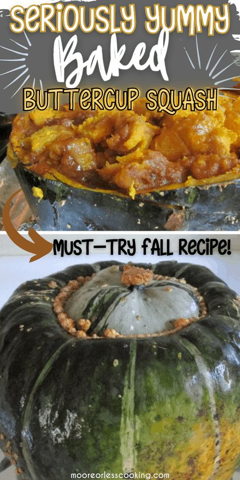 Baked Buttercup Squash, Baked Squash Recipes, Squash In Oven, Buttercup Squash, Baked Squash, Sides Easy, Healthy Vegetable Recipes, Fall Cooking, Best Side Dishes