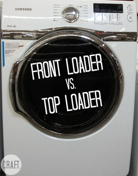 Washing Machine comparison. Jamie Dorobek {C.R.A.F.T.} • 5 hours ago The pros and cons of front loaders and top loaders! (via @thecraftblog ) Toploader Washing Machine Laundry Room, Clean Washing Machine Top Loader, Laundry Room Top Loaders, Top Loader Laundry Room, Top Loader Washing Machine, Farmhouse Interior Design Ideas, Laundry Room/mud Room, Basement Inspiration, Laundry Tips