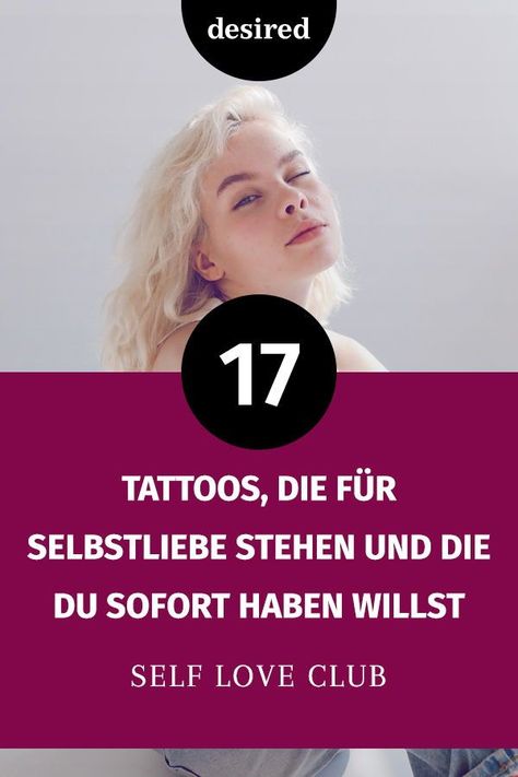 Ganz klar auch, dass wir diese neue Lebensphilosophie nicht nur tief in uns verinnerlicht haben, sondern sie auch nach außen hin leben und zeigen wollen. Gerne auch für immer! Was eignet sich da also besser als ein Tattoo? Wir verraten dir alles über den Trend „Self Love Club“ und zeigen dir die schönsten Tattoo-Motive, die für Selbstliebe stehen und die du sofort haben willst! #tattoo To Thine Own Self Be True Tattoo, Selflove Tattoo, Starke Frau Tattoo, Club Tattoo, Tattoo Trend, Lifestyle Trends, Self Love, Tattoos, Trending Outfits