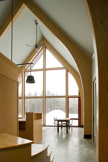 15 Smart Design Choices for Cold Climates Contemporary Family Room, Green House Design, Cathedral Ceilings, Home Maintenance Checklist, Passive Solar Design, Solar Design, Fantasy Land, Visually Pleasing, Passive House