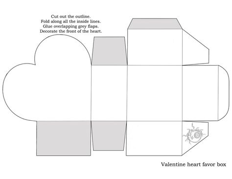 Heart Box Template by disdaindespair.deviantart.com on @deviantART Heart Box Template, Box Templates Printable Free, Chanel Illustration, Box Template Printable, Heart Chocolate, Heart Gift Box, Paper Box Template, Box Templates, Valentines Gift Box