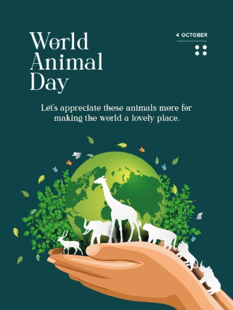 Protect Animals Poster Design, Save Animals Poster Design, World Animal Day Poster, Animal Day Poster, Animal Protection Poster, Biodiversity Poster, Save Animals Poster, Save The Animals, Pictures Animals